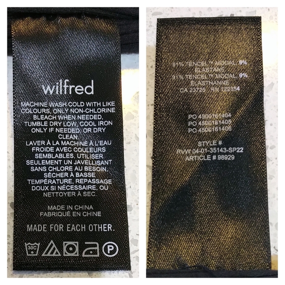 Wilfred Mezzo Ribbed Halter Top - Dark Night Navy Blue - Picture 7 of 7